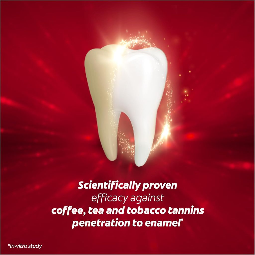 Colgate, Optic White Toothpaste for Coffee, Tea and Tobacco Users, Whitening toothpaste for stain removal, 75 ml