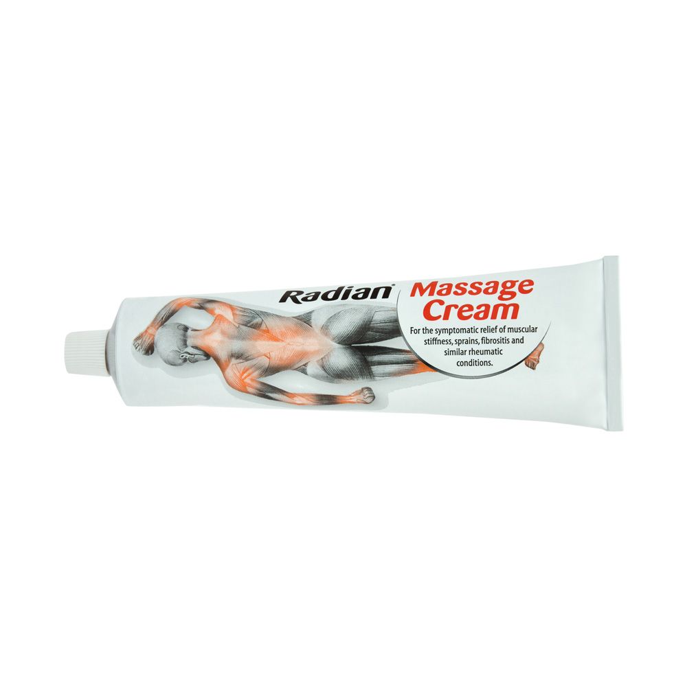 Radian, Massage Cream, Deep penetrating cream for muscle soreness relief, 100g