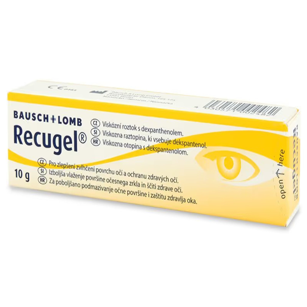 Recugel, Eye Gel 50 mg/g, Soothing gel for eye irritation and redness, 10 g