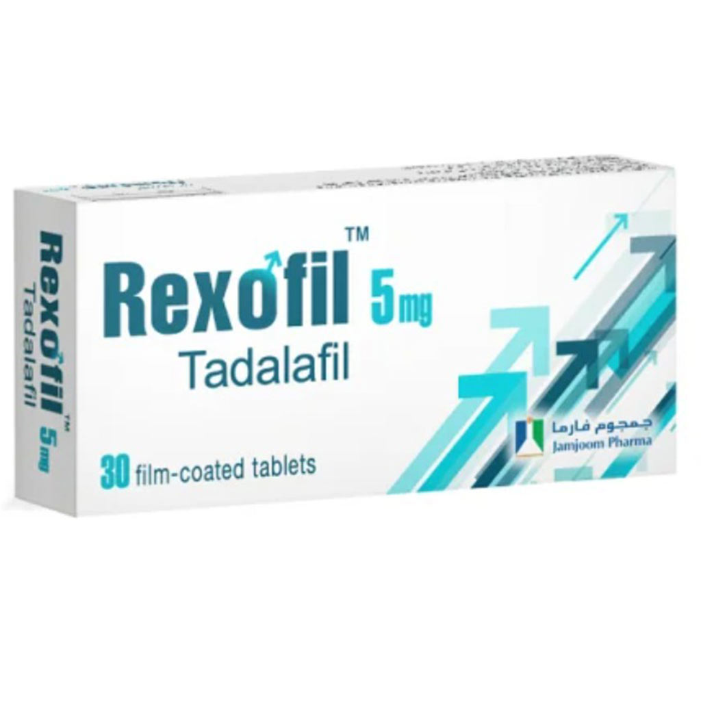 Rexofil, Tadalafil tablets, Treatment for erectile dysfunction, 5mg