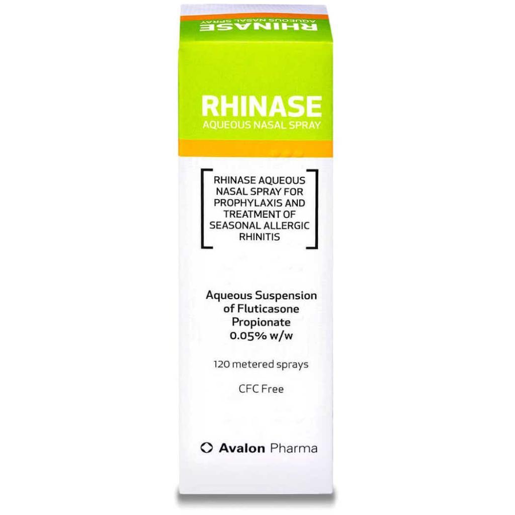 Rhinase, Aqueous Nasal Spray, Saline nasal spray for nasal congestion relief