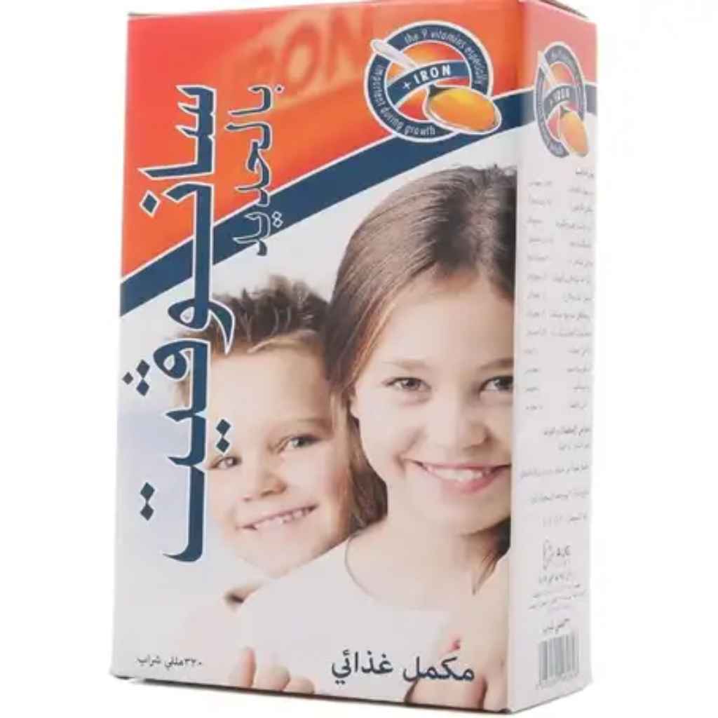 Sanovit, Iron syrup, Liquid iron supplement for anemia prevention, 320 ml