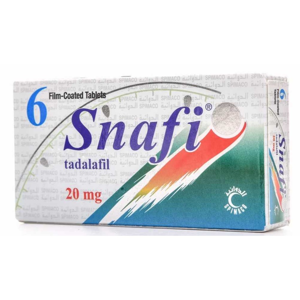 Snafi, Tadalafil Tablets, Treatment for erectile dysfunction, 20 mg