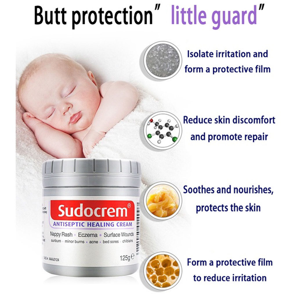 Sudocrem, Antiseptic Healing Cream, Multi-purpose cream for skin irritation and healing, 125g