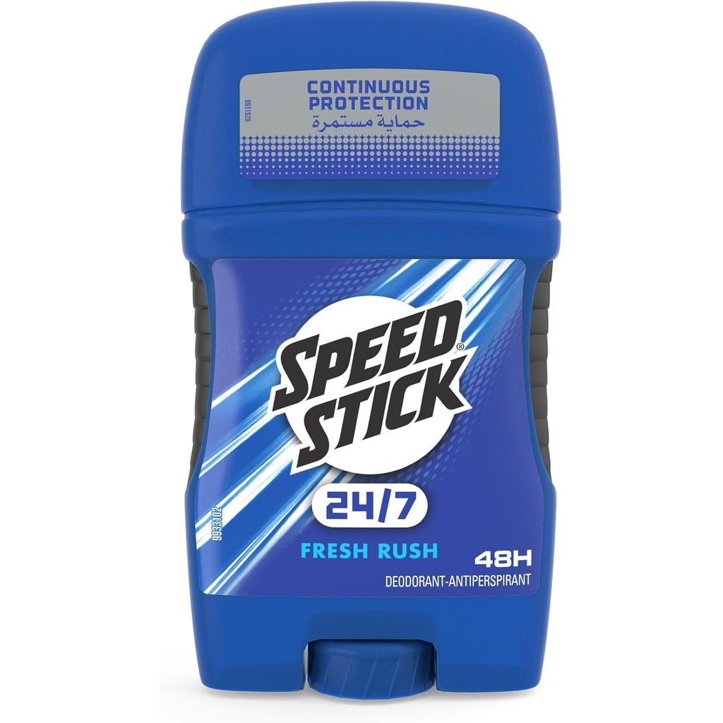 Speed Stick, 24/7 Antiperspirant Stick Fresh Rush, Long-lasting antiperspirant stick with fresh scent, 50g