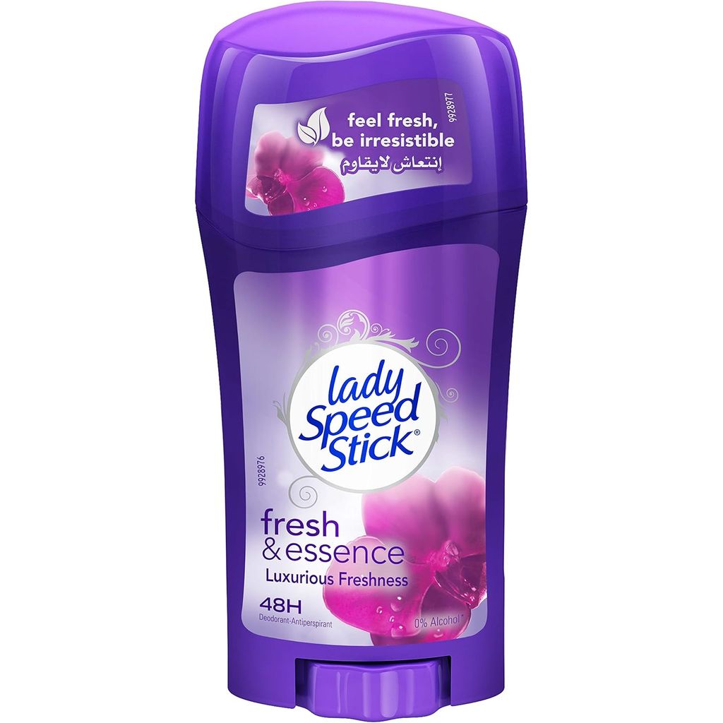 Lady Speed Stick, Fresh & Essence Antiperspirant Stick, Long-lasting fresh antiperspirant protection, 65g