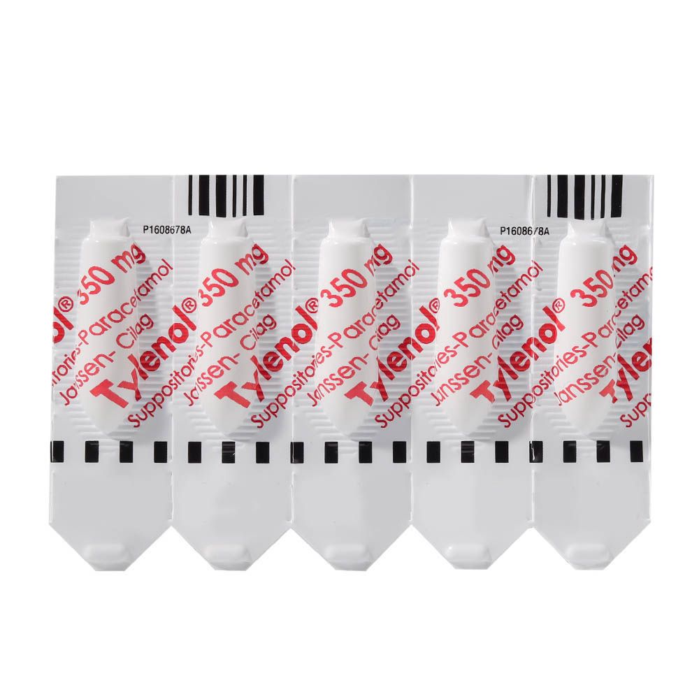 Tylenol 350 mg Suppository 10Pcs