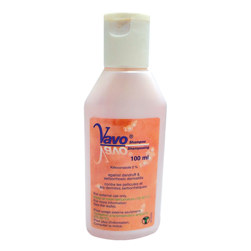 Vavo, 2% Ketoconazole Anti-dandruff Shampoo, Anti-fungal shampoo for dandruff control, 100 ml
