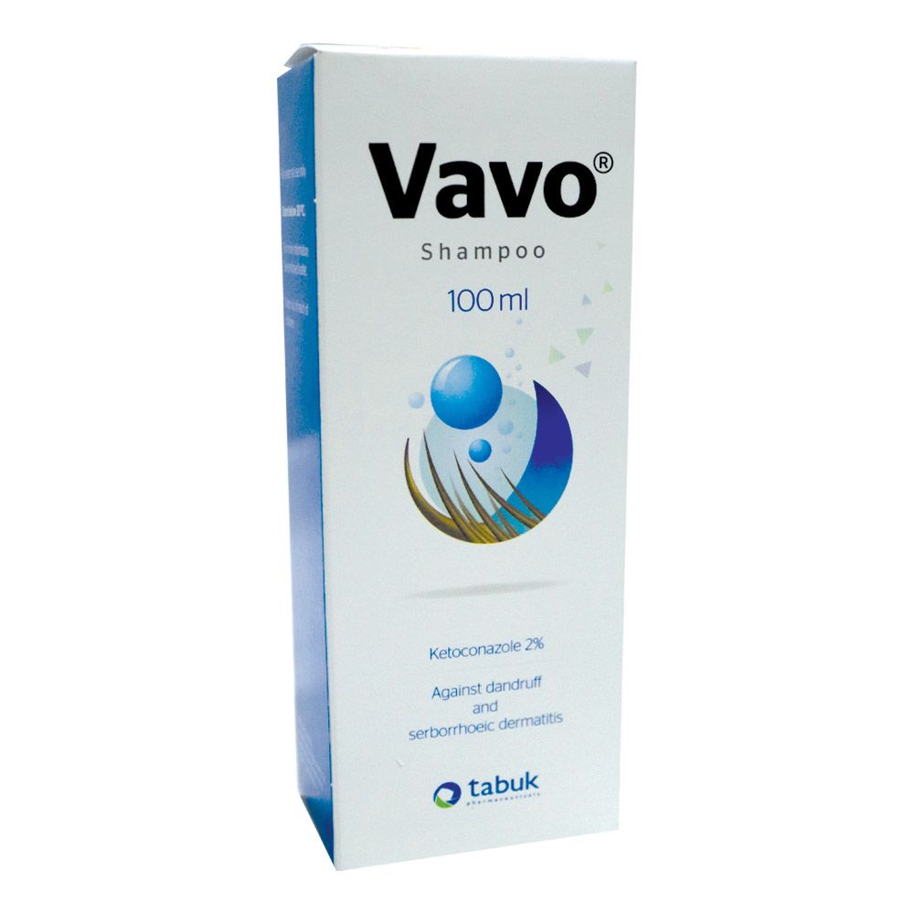 Vavo, 2% Ketoconazole Anti-dandruff Shampoo, Anti-fungal shampoo for dandruff control, 100 ml