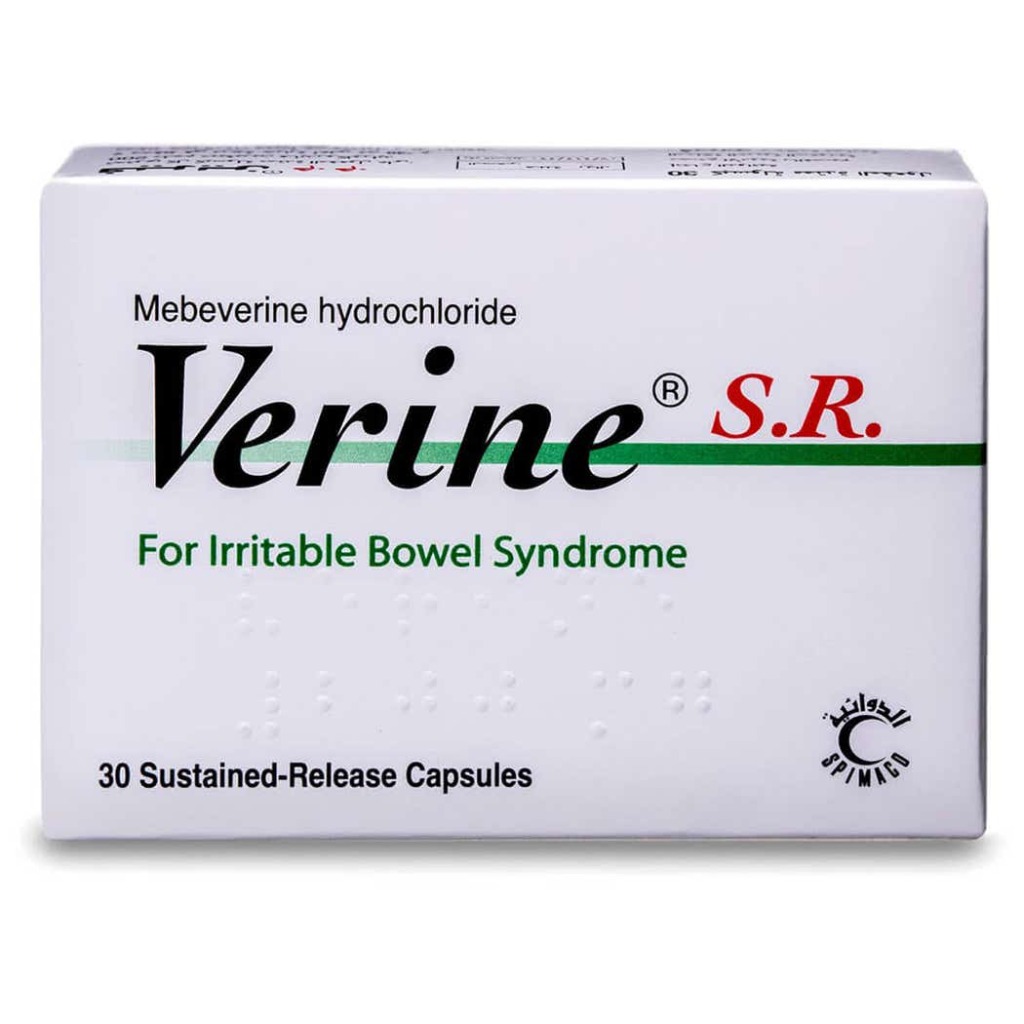 Verine S.R 200 Mg 30 Capsules