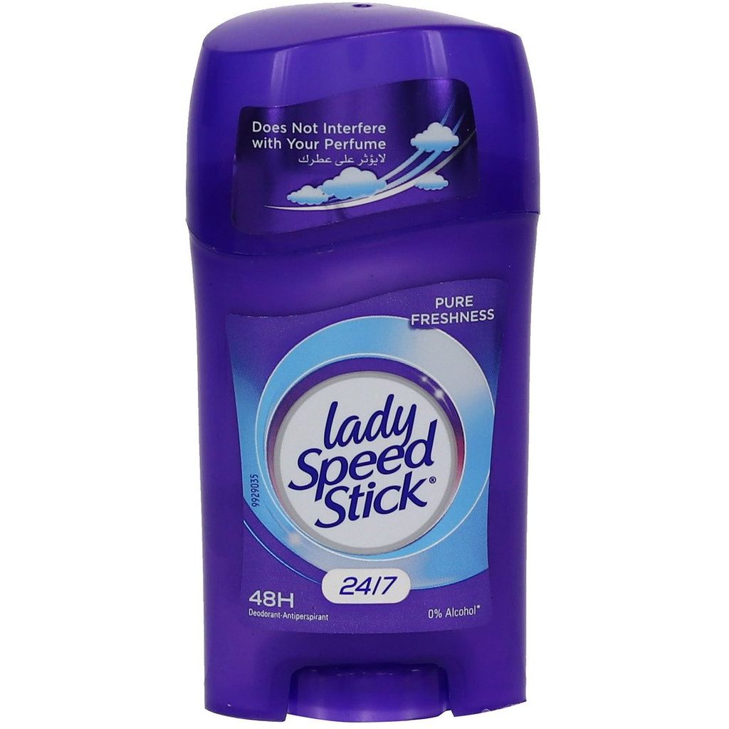 Lady Speed Stick, Pure Freshness Antiperspirant Stick, Long-lasting pure freshness deodorant, 45g