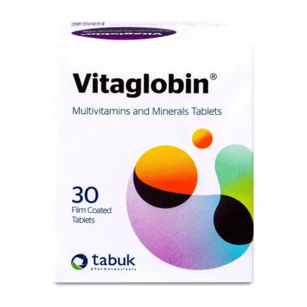 Vitaglobin, Multivitamin & Minerals Tablets, Daily multivitamin for overall health support, 30 tablets