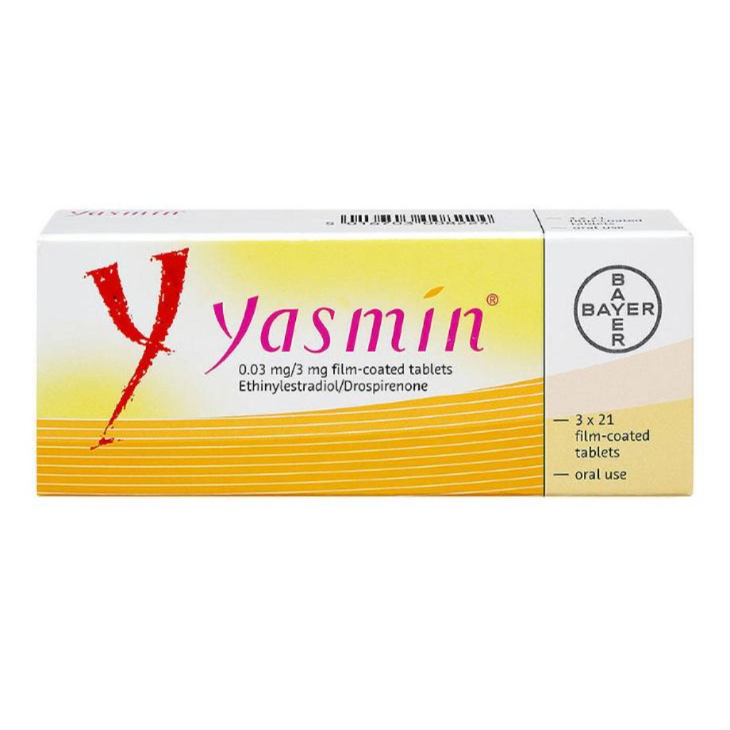 Yasmin, Oral Contraceptive Tablets, Birth control pills for hormonal regulation, 21 tablets