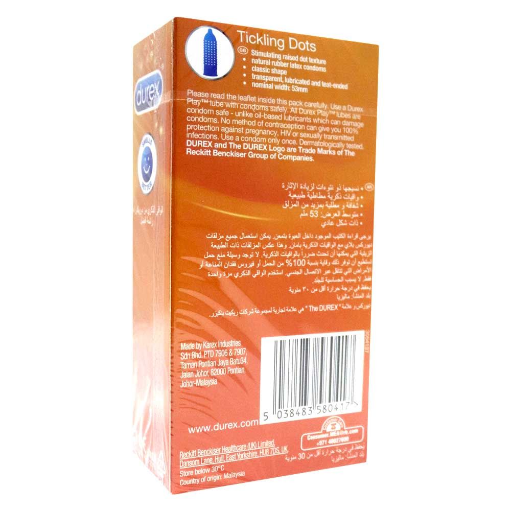 Durex, Tickling Dots Condoms, Textured condoms for enhanced pleasure