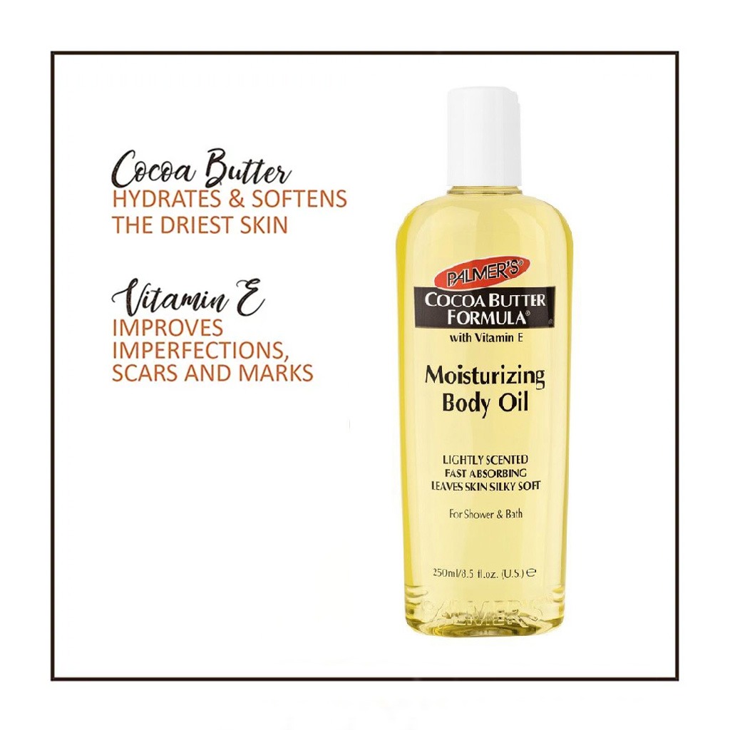 Palmer's, Cocoa Butter Moisturizing Body Oil, Deep moisturizing body oil for smooth skin, 250 ml