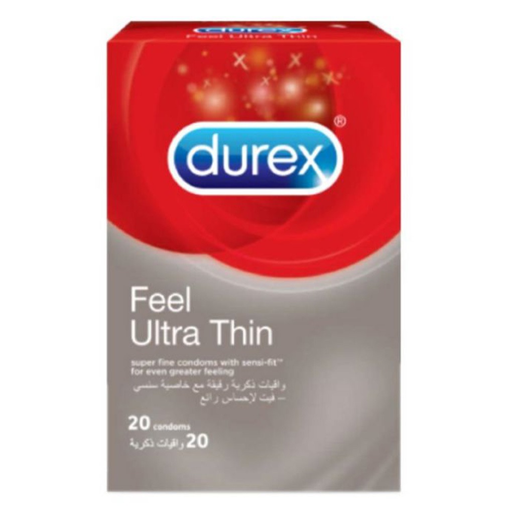 Durex Feel Ultra Thin Condoms 20 Pieces