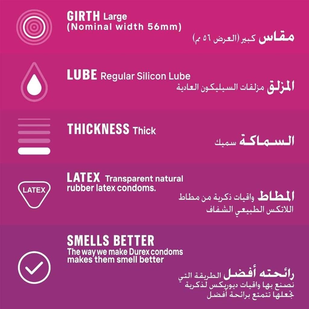 Durex, Intense Pleasure Condoms, Ribbed and dotted condoms for enhanced sensation