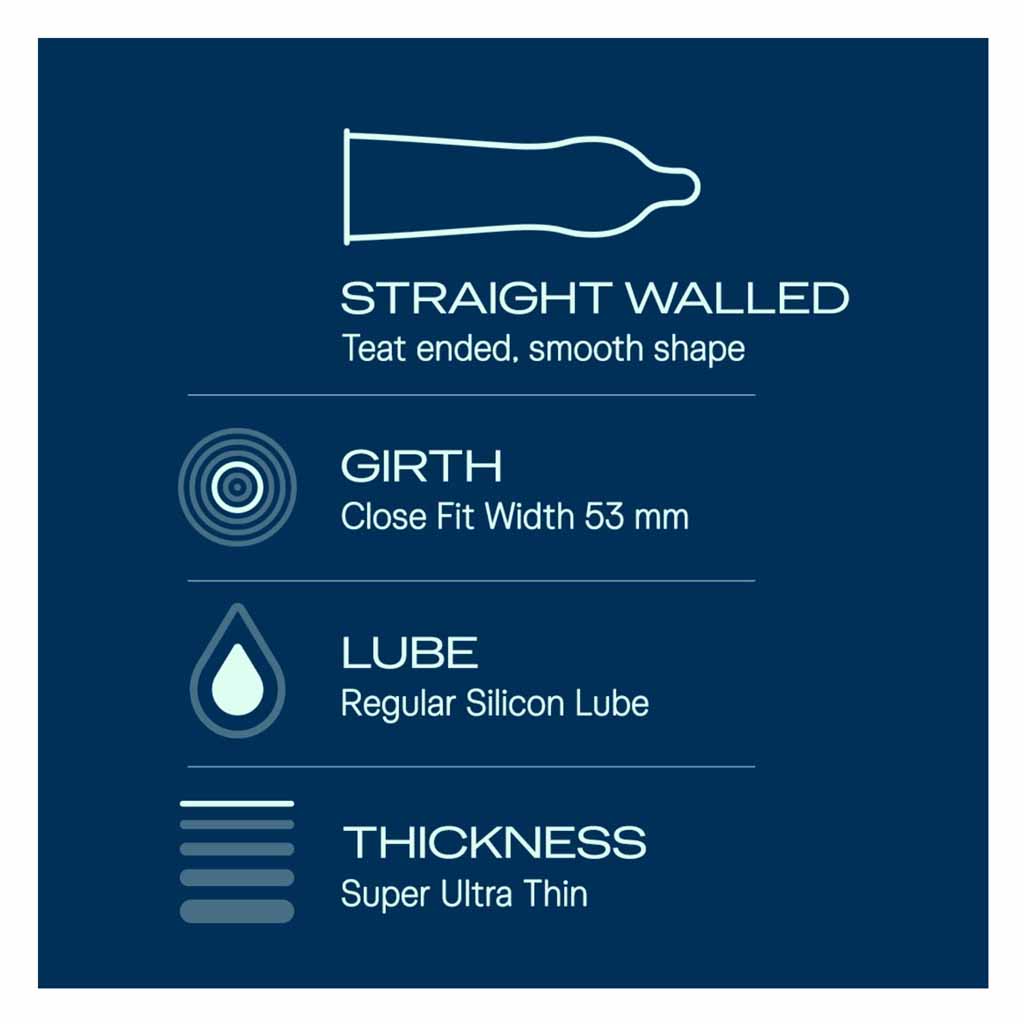 Durex Invisible Extra Thin Condoms 20 Pieces