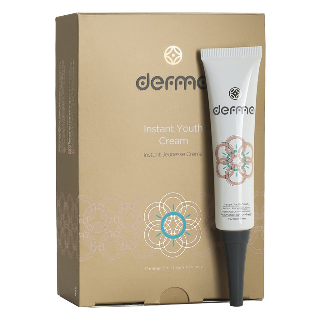 Derma Pella, Instant Youth Wrinkle and Anti-Aging Cream, Intensive anti-aging cream for wrinkle reduction, 30 g