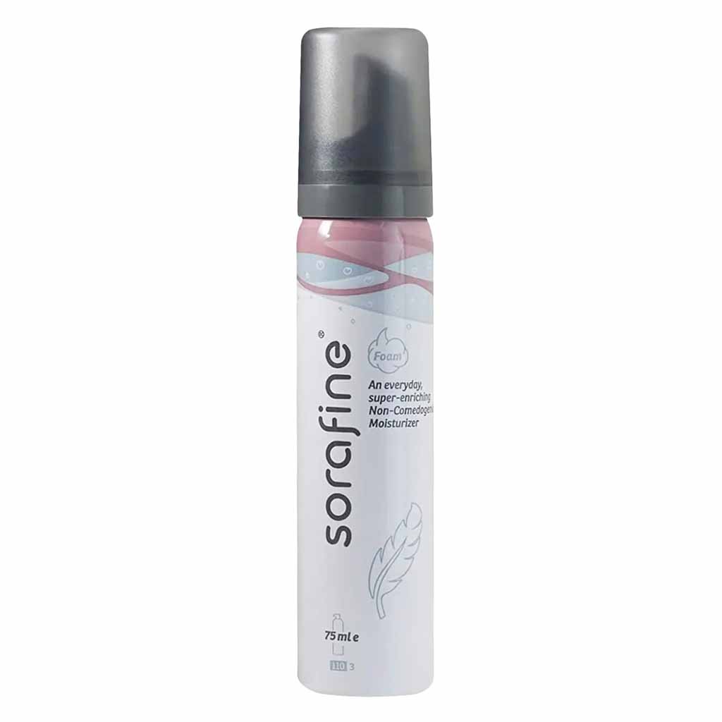 Sorafine, Light Intense Moisturiser Foam, Lightweight moisturizing foam for intense hydration, 75 ml