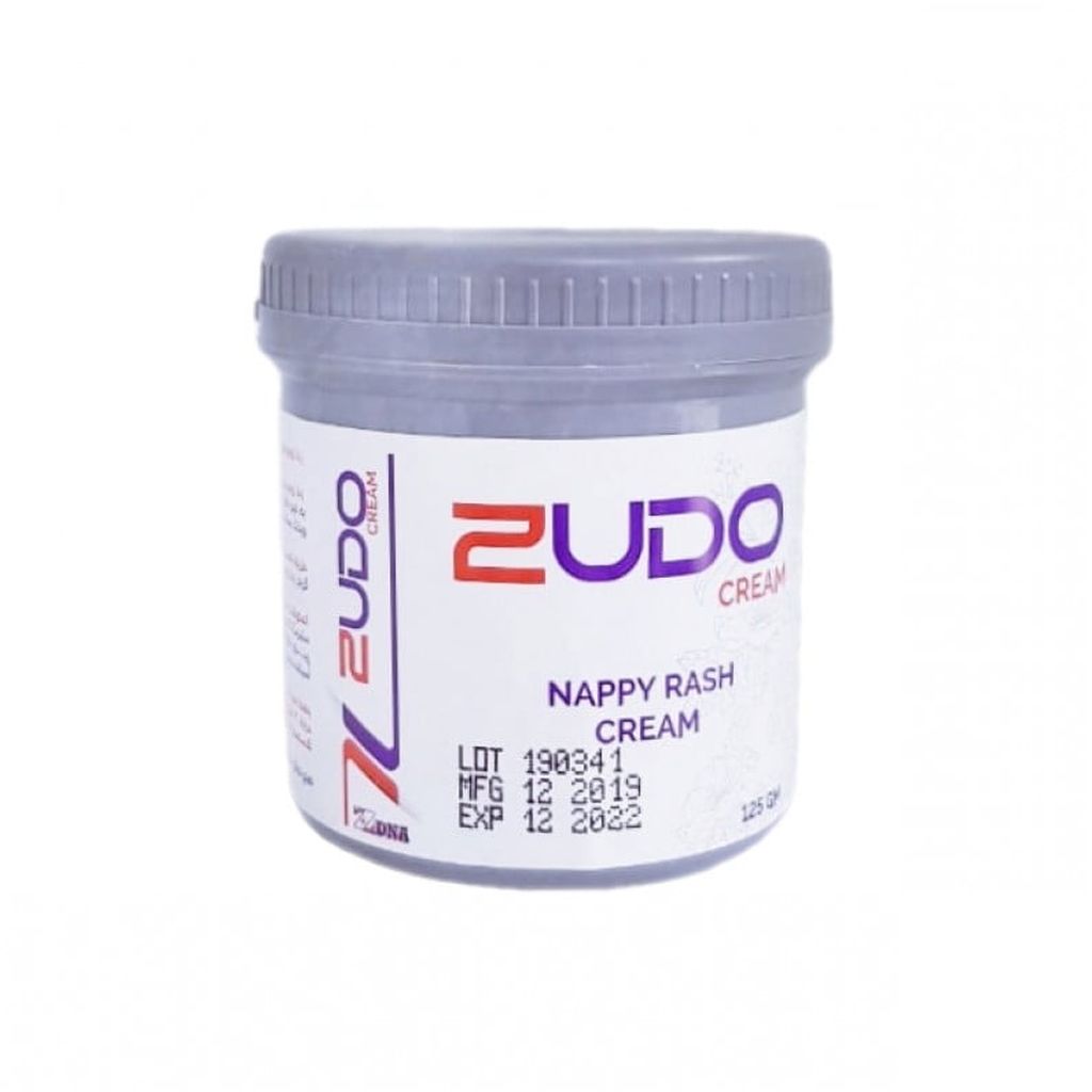 Zudo Nappy Rash Cream, , 125G