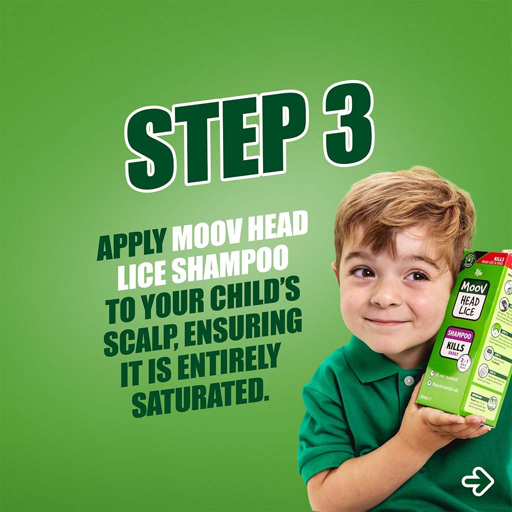 Moov, Head Lice Shampoo, Effective shampoo for head lice treatment, 200ml