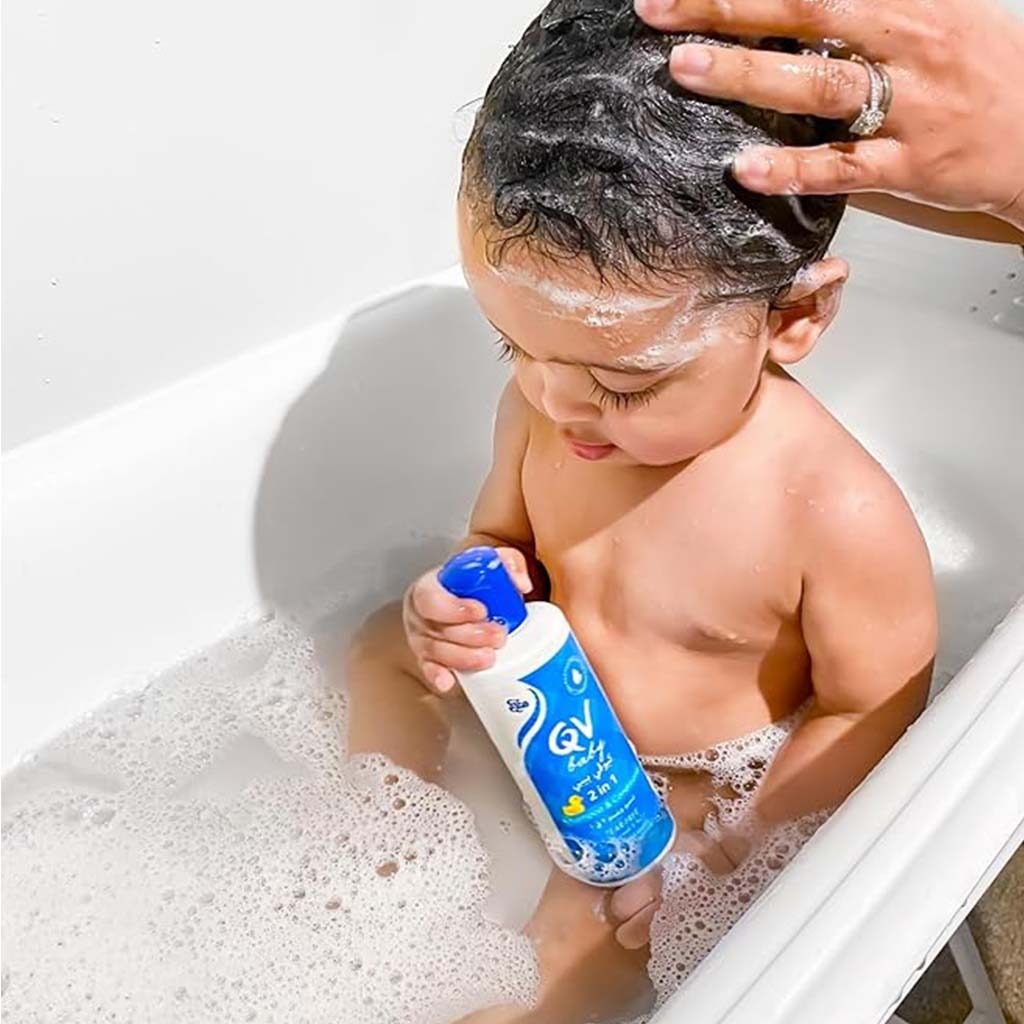 Ego QV, 2 In 1 Tear Free Baby Shampoo & Conditioner, Gentle shampoo and conditioner for babies, 500 g