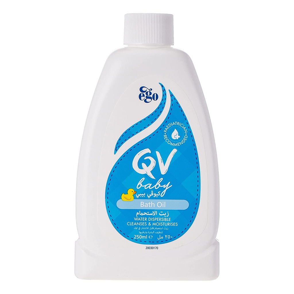 Ego QV, Baby Bath Oil, Gentle moisturizing bath oil for baby skin, 250ml