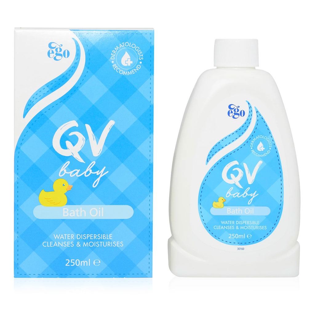 Ego QV, Baby Bath Oil, Gentle moisturizing bath oil for baby skin, 250ml