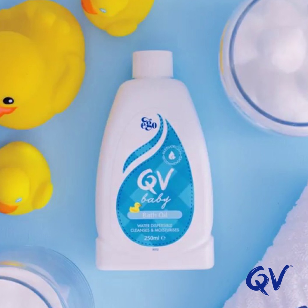 Ego QV, Baby Bath Oil, Gentle moisturizing bath oil for baby skin, 250ml