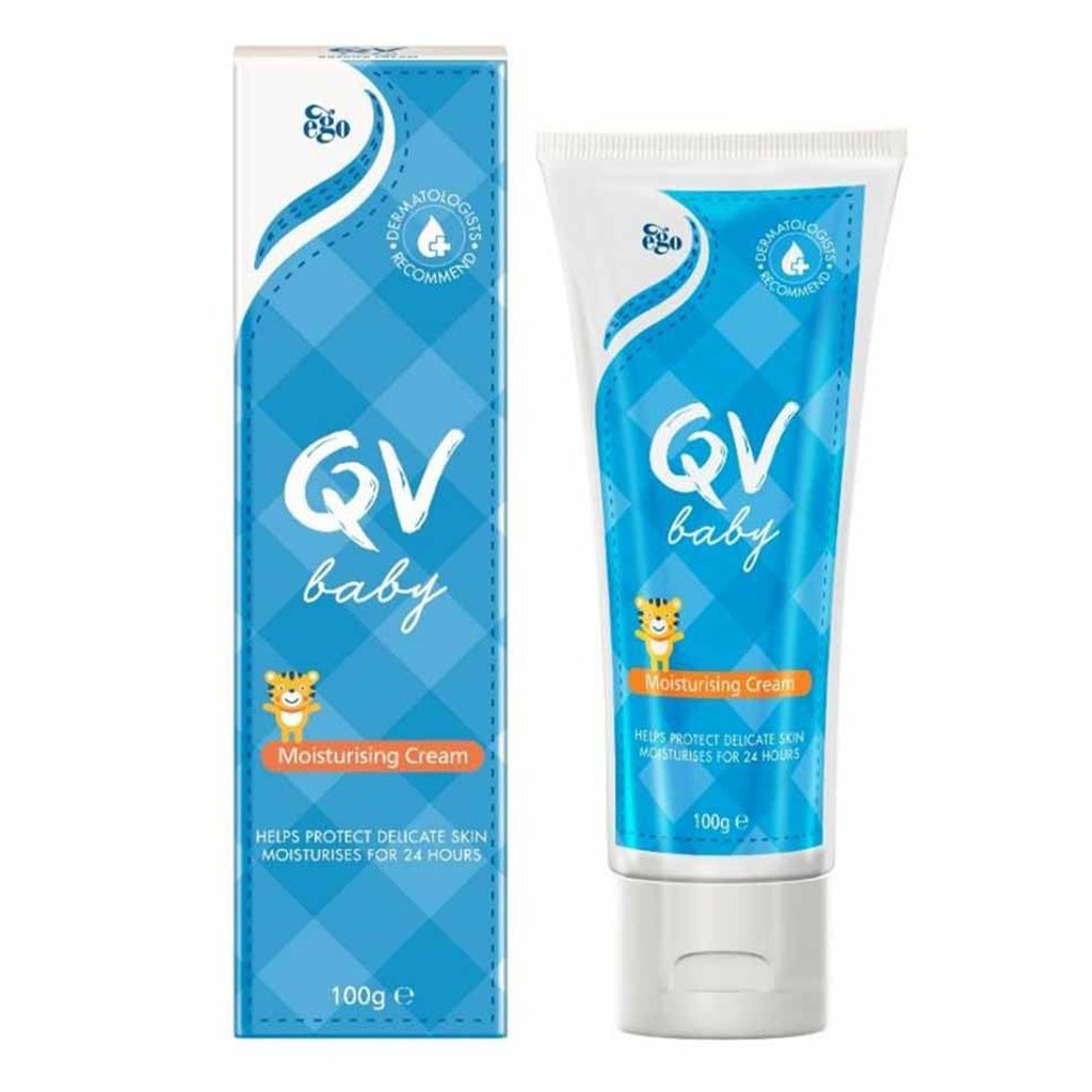 Ego QV, Baby Moisturising Cream, Soothes and protects delicate baby skin, 100g