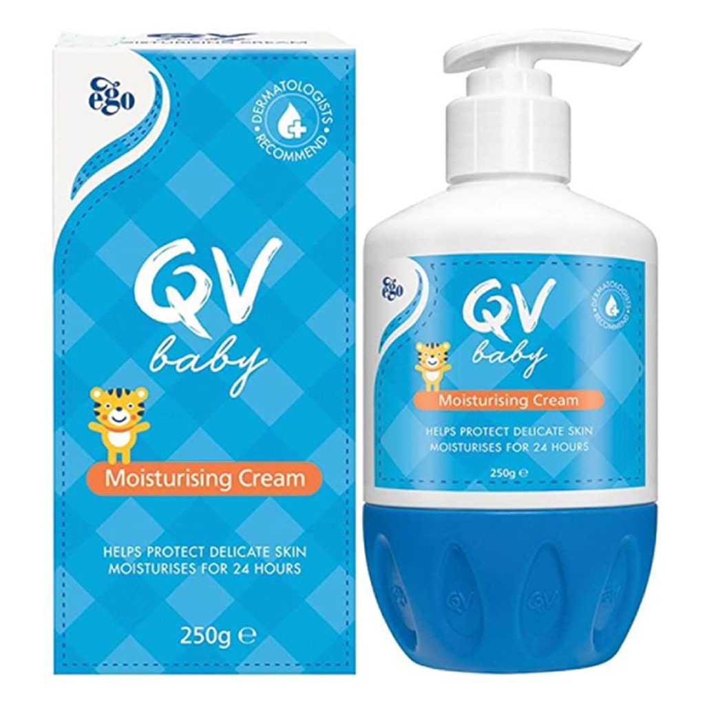 Ego QV, Baby Moisturizing Cream Pump, Gentle hydration for delicate baby skin, 250g