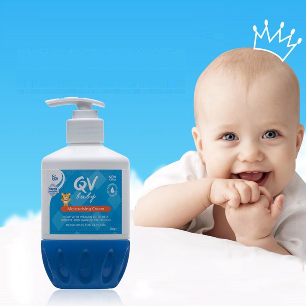 Ego QV, Baby Moisturizing Cream Pump, Gentle hydration for delicate baby skin, 250g