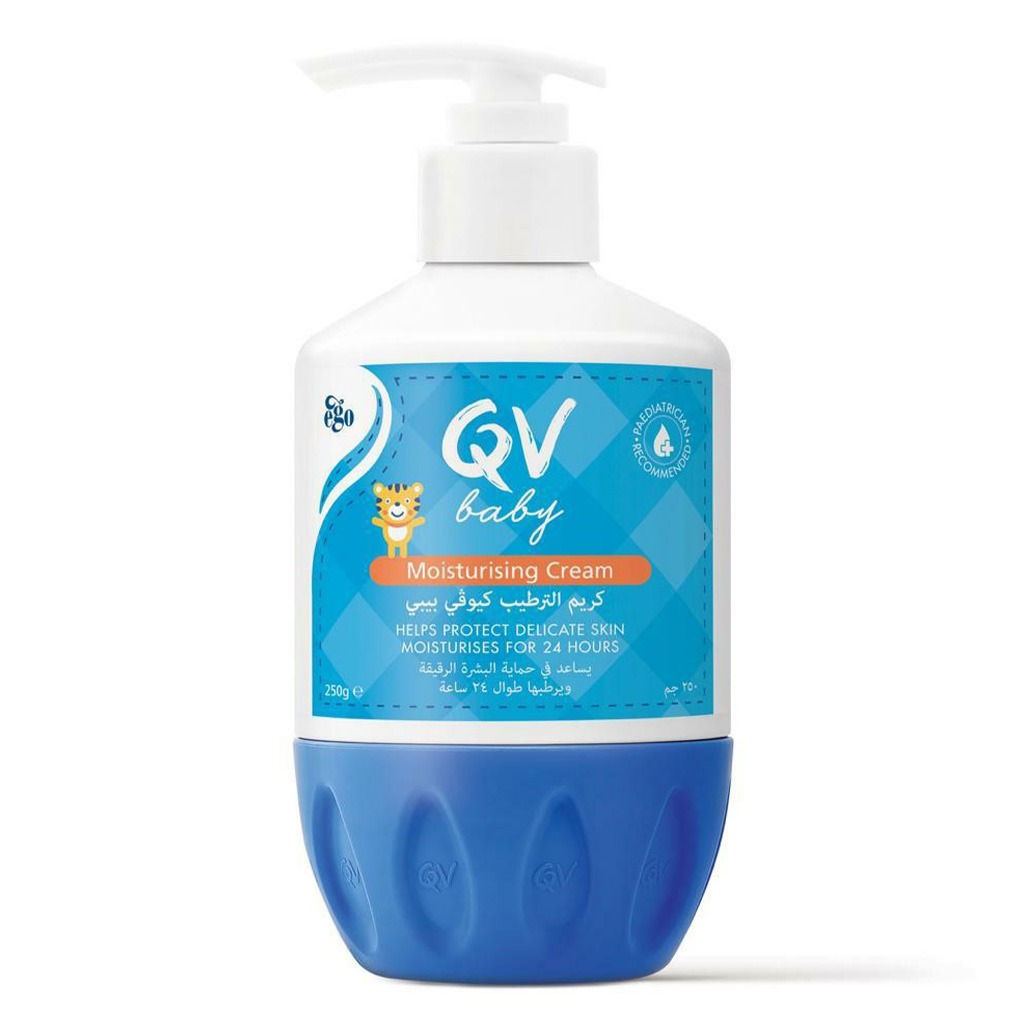 Ego QV, Baby Moisturizing Cream Pump, Gentle hydration for delicate baby skin, 250g