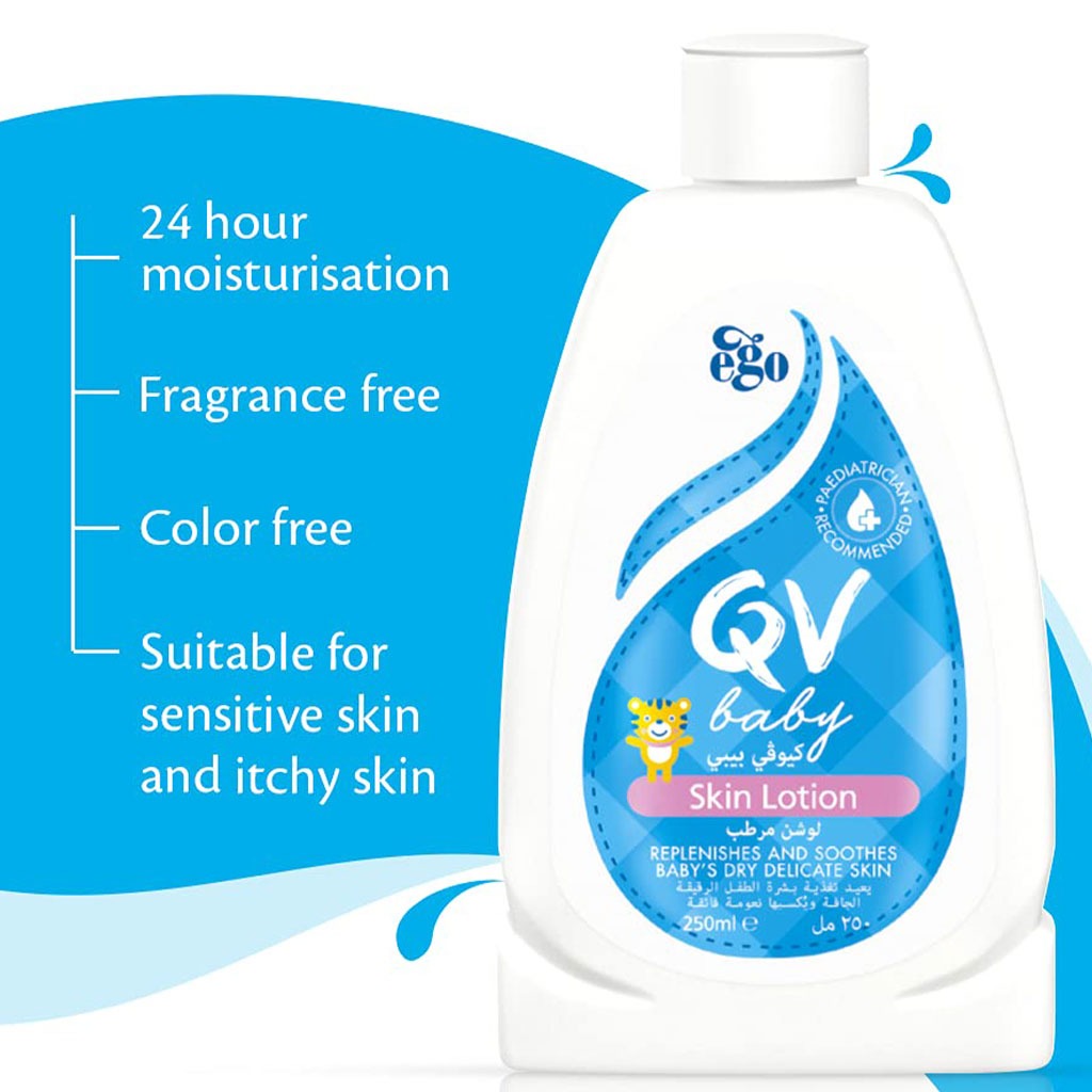 Ego QV, Baby Skin Lotion, Moisturizing lotion for delicate baby skin, 250 ml