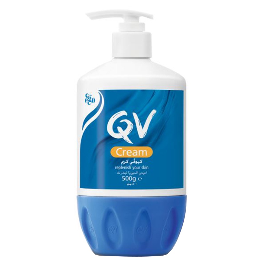 QV, Cream Pump, Intensive moisturizing cream for dry sensitive skin, 500 g