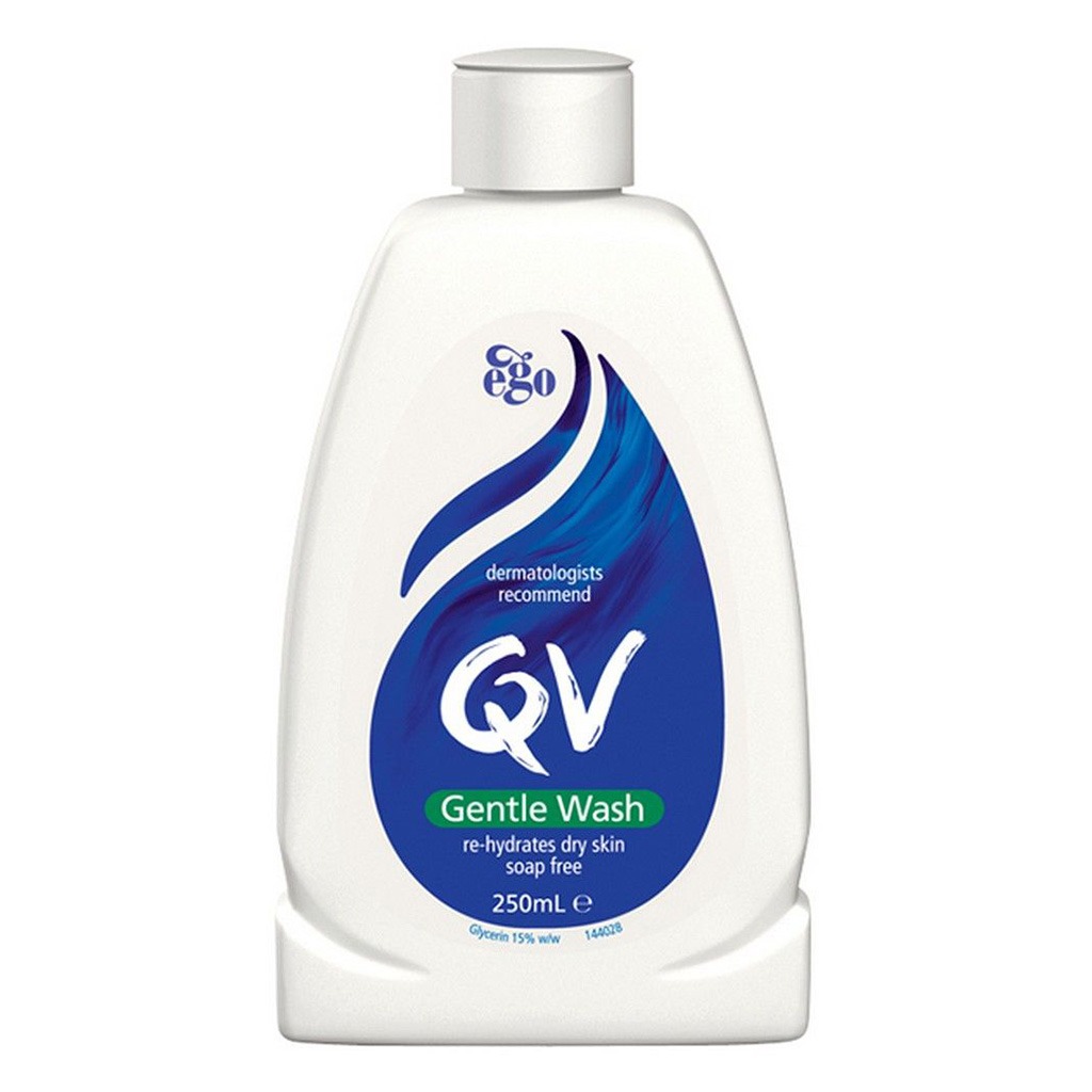 Ego QV, Gentle Body Wash for Dry Skin, Mild cleansing with moisturizing properties, 250ml