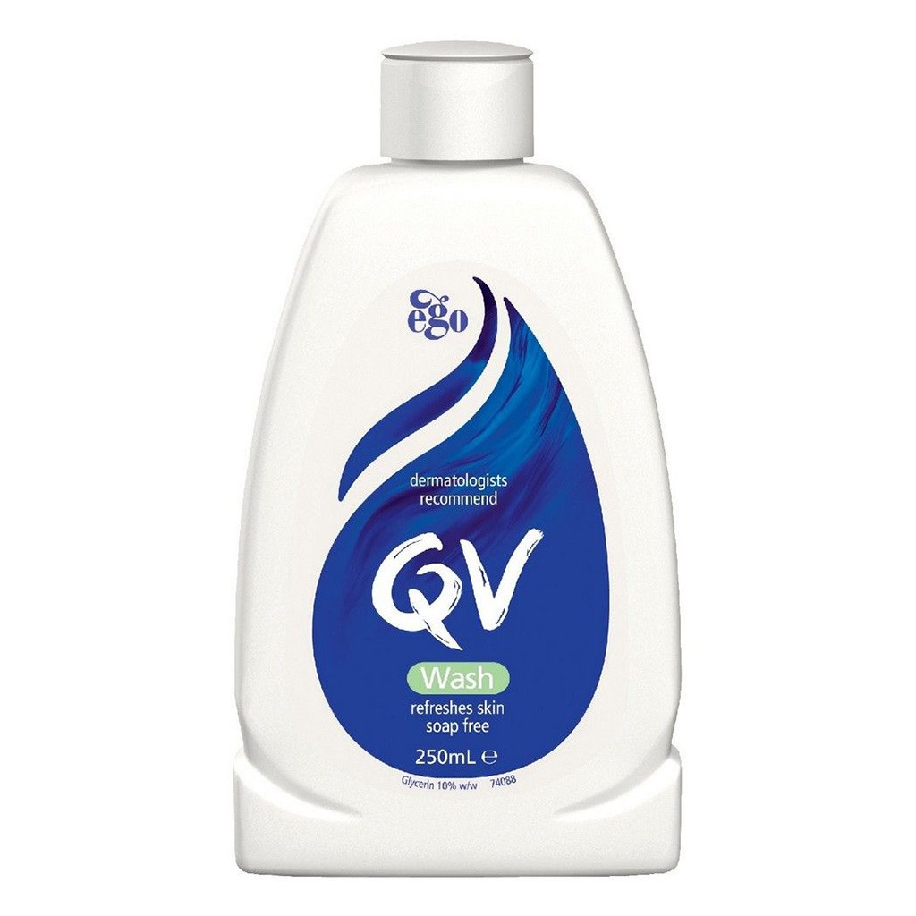 QV, Wash, Gentle cleansing wash for sensitive skin, 250 ml