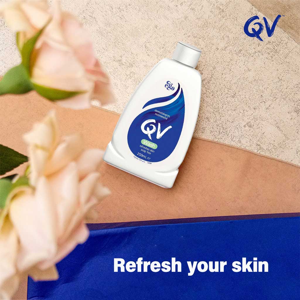 QV, Wash, Gentle cleansing wash for sensitive skin, 250 ml