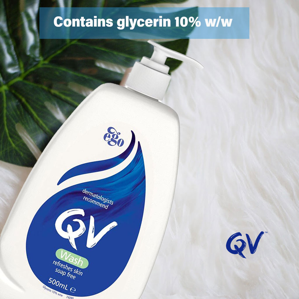 QV, Wash, Gentle cleansing wash for sensitive skin, 250 ml
