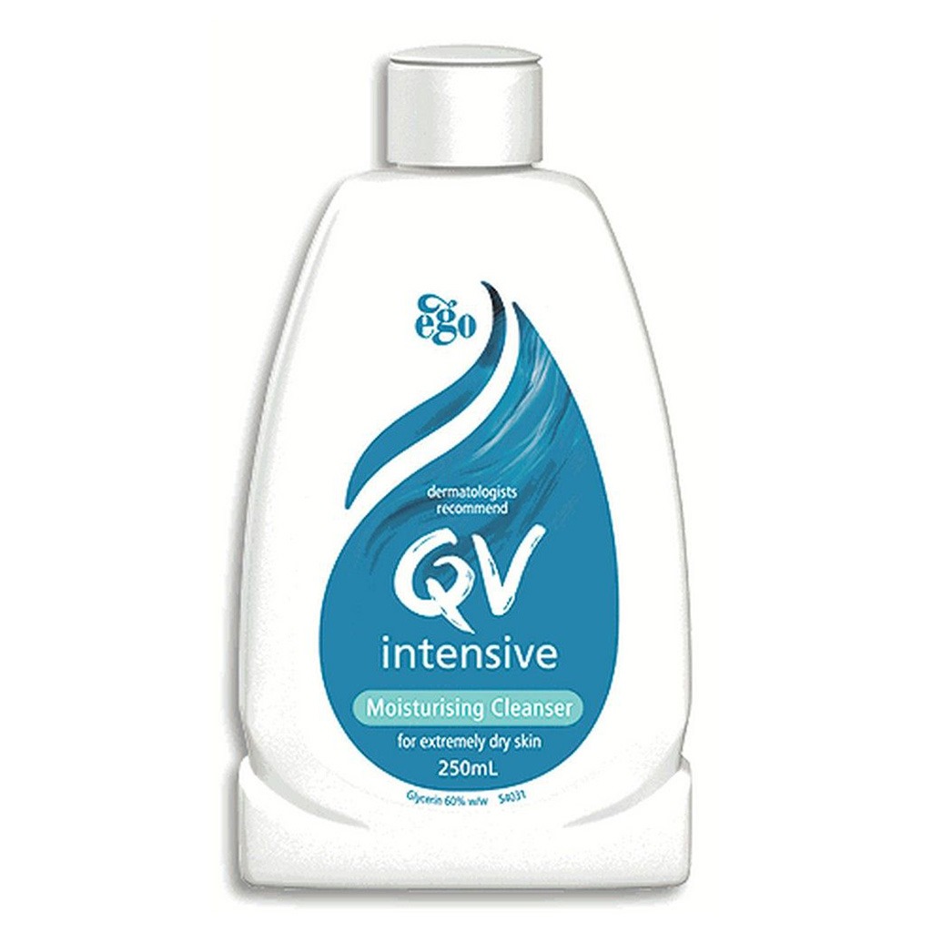Ego QV, Intensive Moisturiser Cleanser, Deep cleansing and moisturizing cream for dry skin, 250g