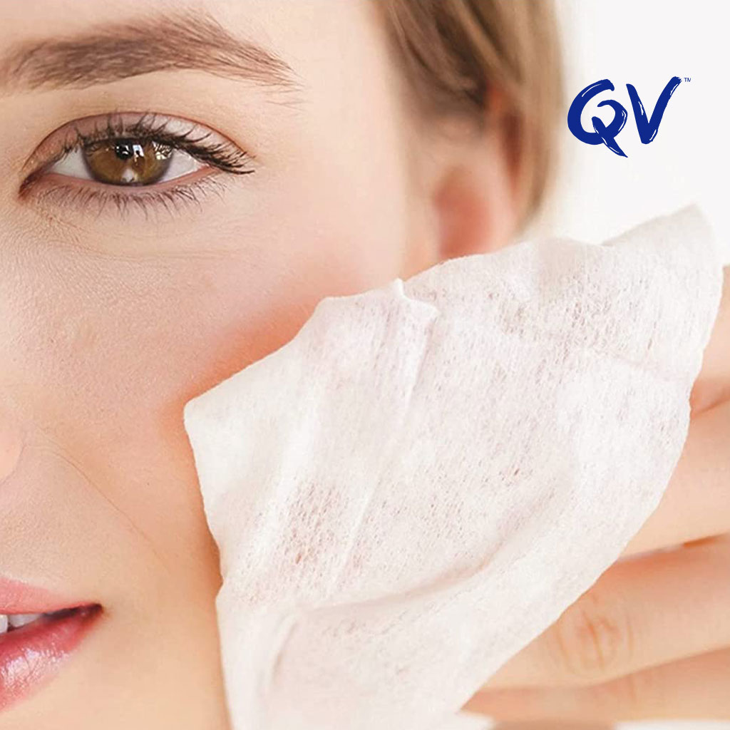 Ego QV, Face Makeup Removal Wipes, Gentle wipes to remove makeup and cleanse skin, 25 pcs