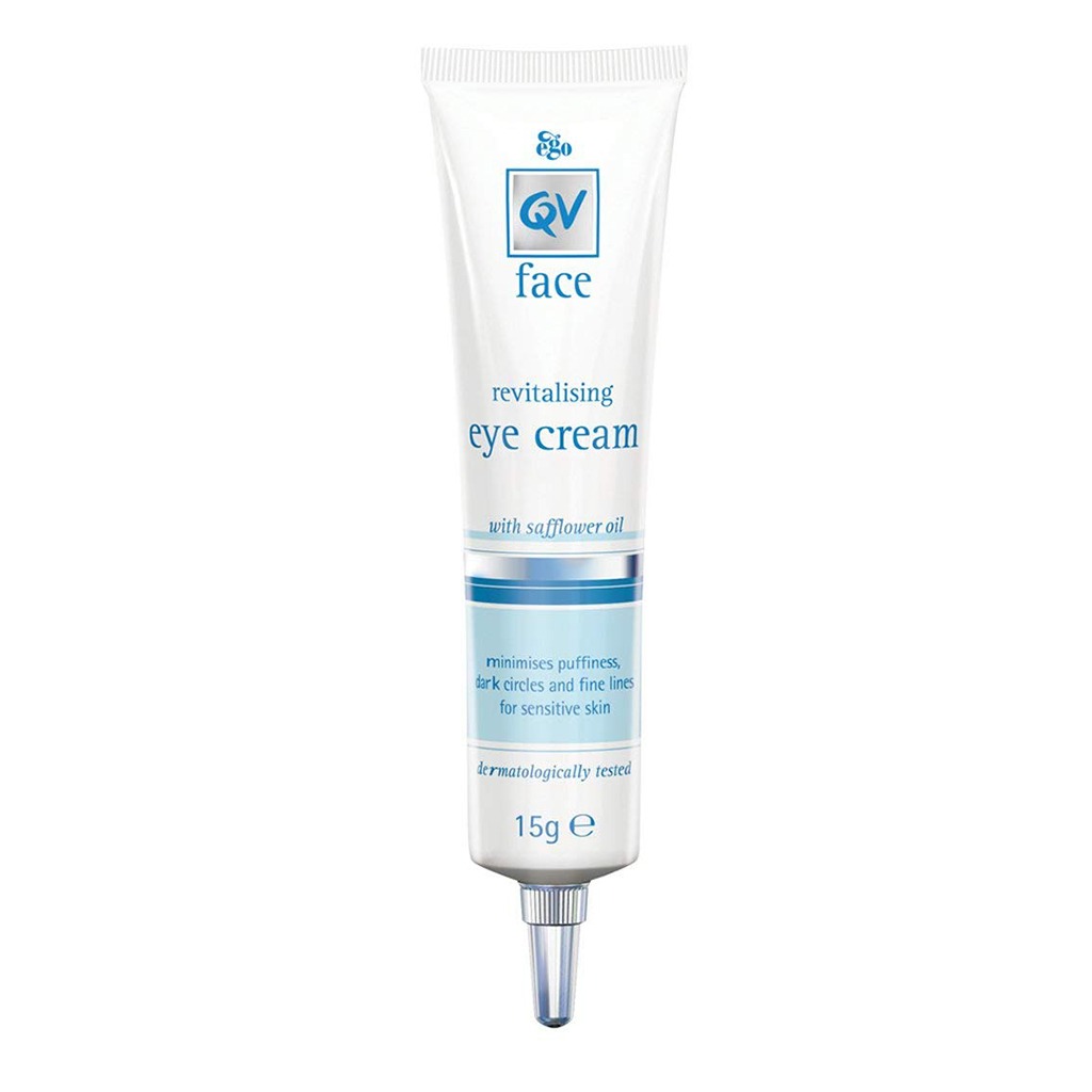 Ego QV, Face Revitalising Eye Cream, Nourishing cream to reduce eye puffiness and dark circles, 15g