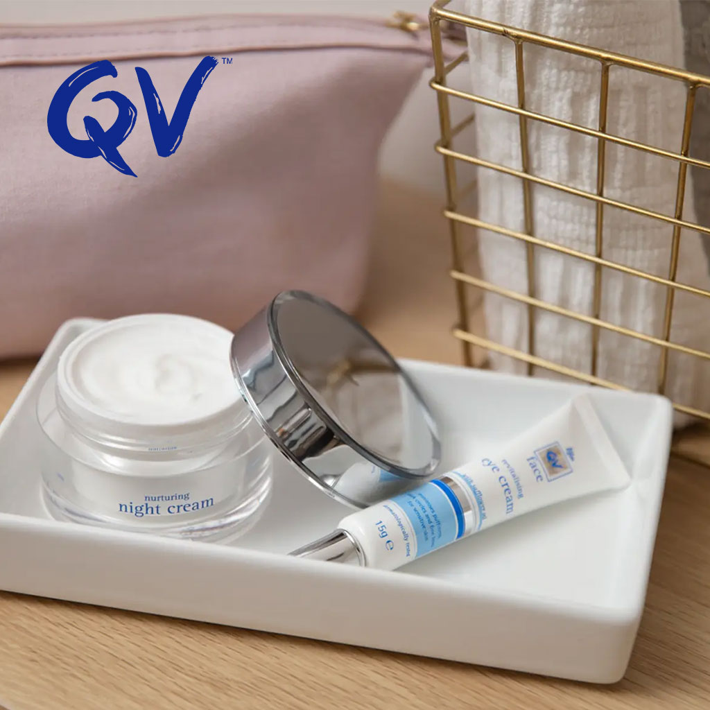 Ego QV, Face Revitalising Eye Cream, Nourishing cream to reduce eye puffiness and dark circles, 15g