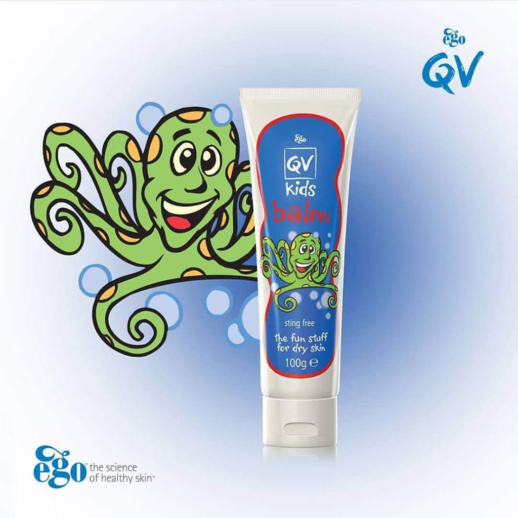 Ego QV, Moisturizing Kids Balm for Dry Skin, Gentle balm for dry sensitive skin, 100 g