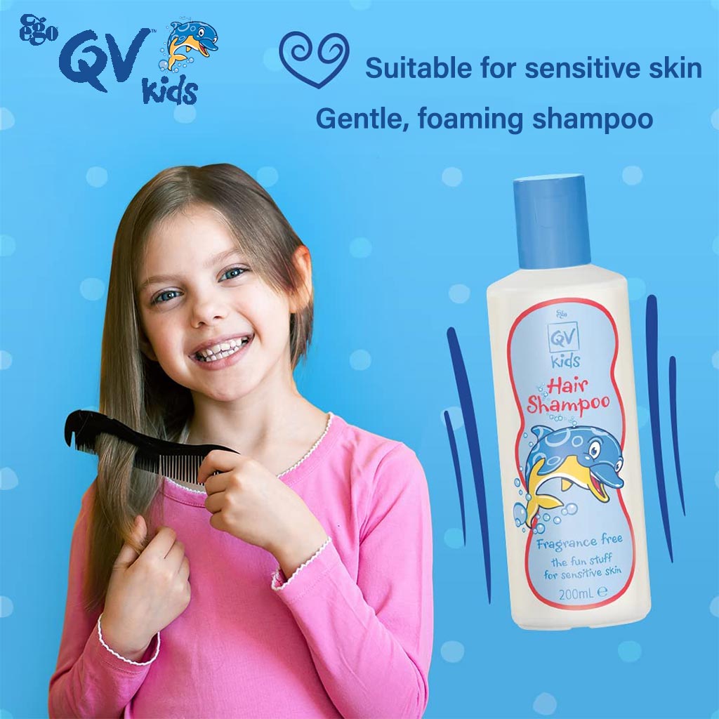 QV, Kids Hair Shampoo, Gentle tear-free shampoo for children, 200 ml