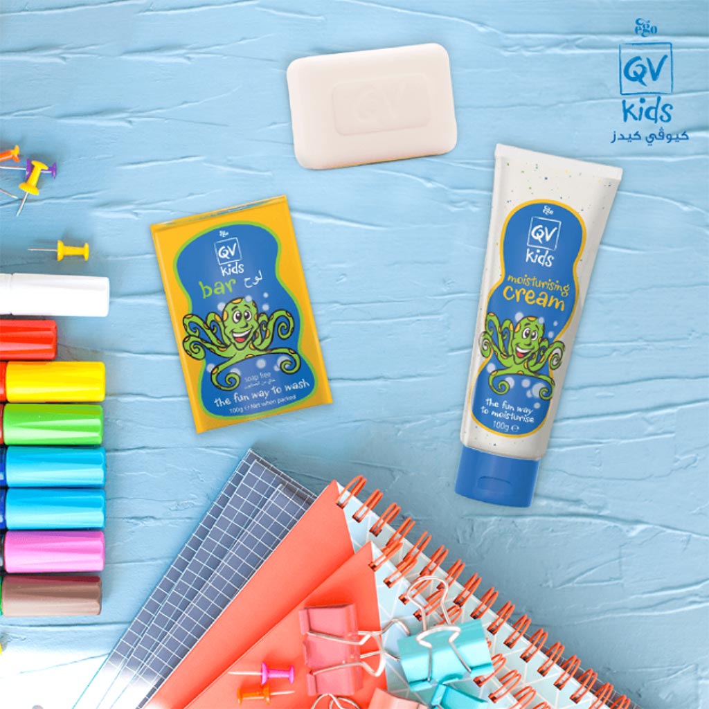 Ego, QV Kids Moisturizing Cream, Gentle moisturizing cream for children's sensitive skin, 100g