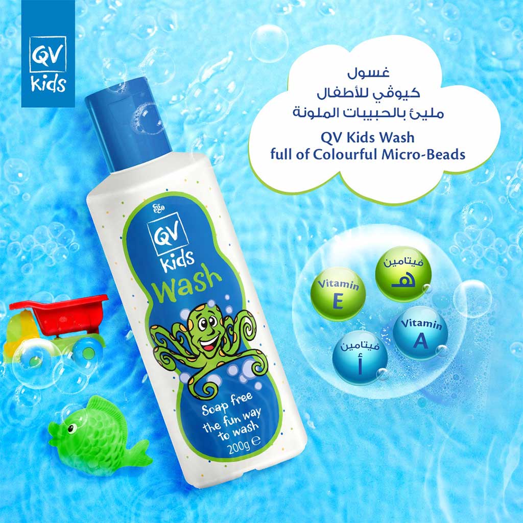 Ego Qv Hair And Body Kids Wash Soap Free, 200G