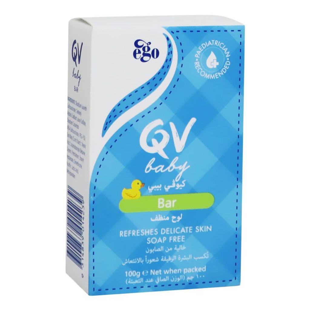 Qv Refreshes Delicate Skin Soap Free Baby Bar, 100G