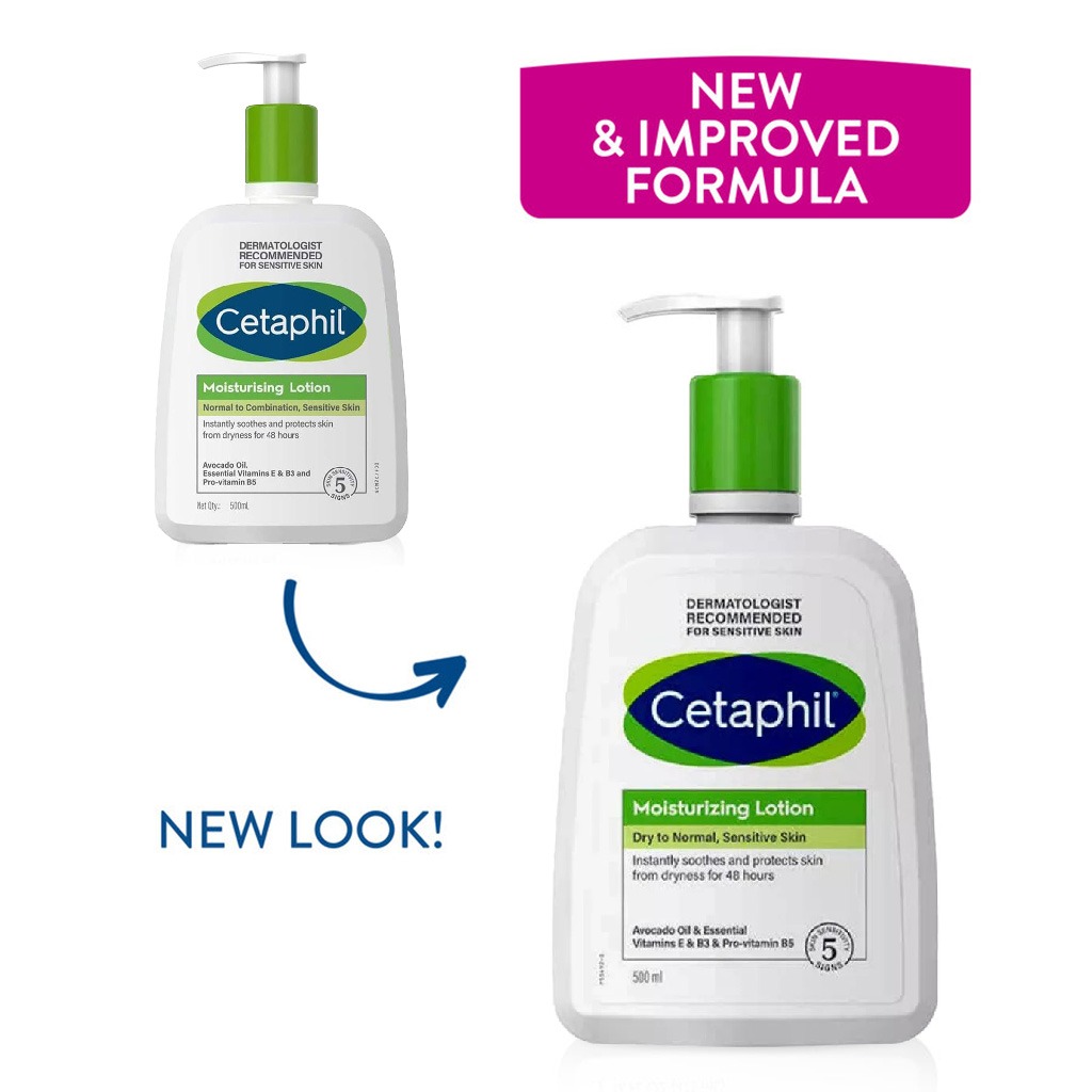 Cetaphil Moisturizing Lotion For Dry to Normal, Sensitive Skin 500ml